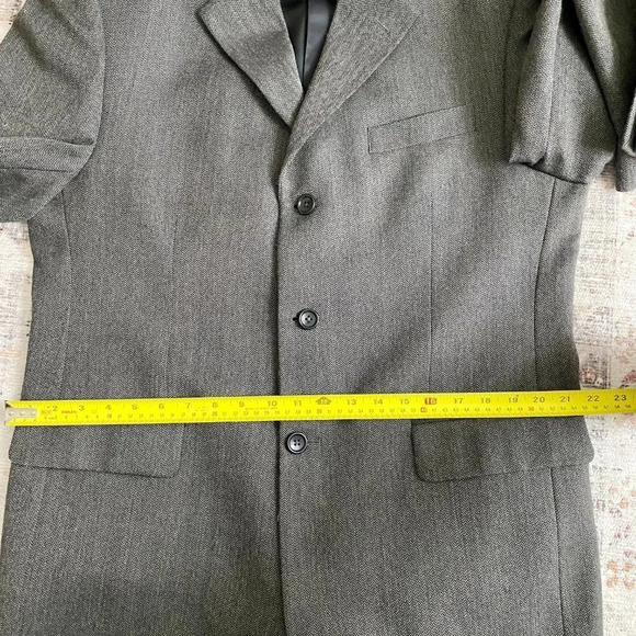 Men's'  Gray Britches Wool Sport Coat/Blazer - 42R/107 - Picture 13 of 15